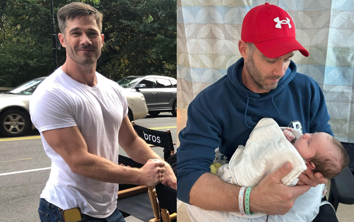 Bros star Luke Macfarlane welcomes baby girl with partner Hig Roberts